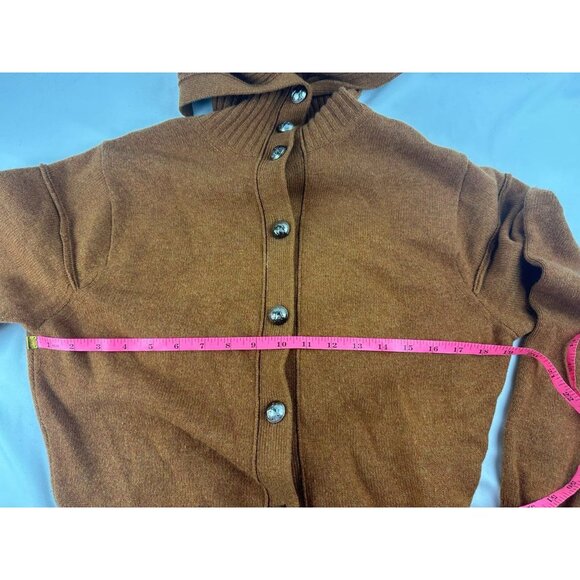 Chloé Ruched Wool-Blend Cardigan Womens Size Large $1150 - Picture 10 of 10